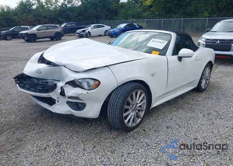 2017 Fiat 124 Spider Lusso from USA, damaged, VIN JC1NFAEK5H0125878